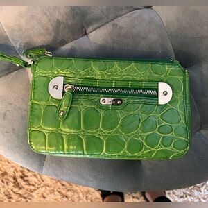 Rafe green wristlet